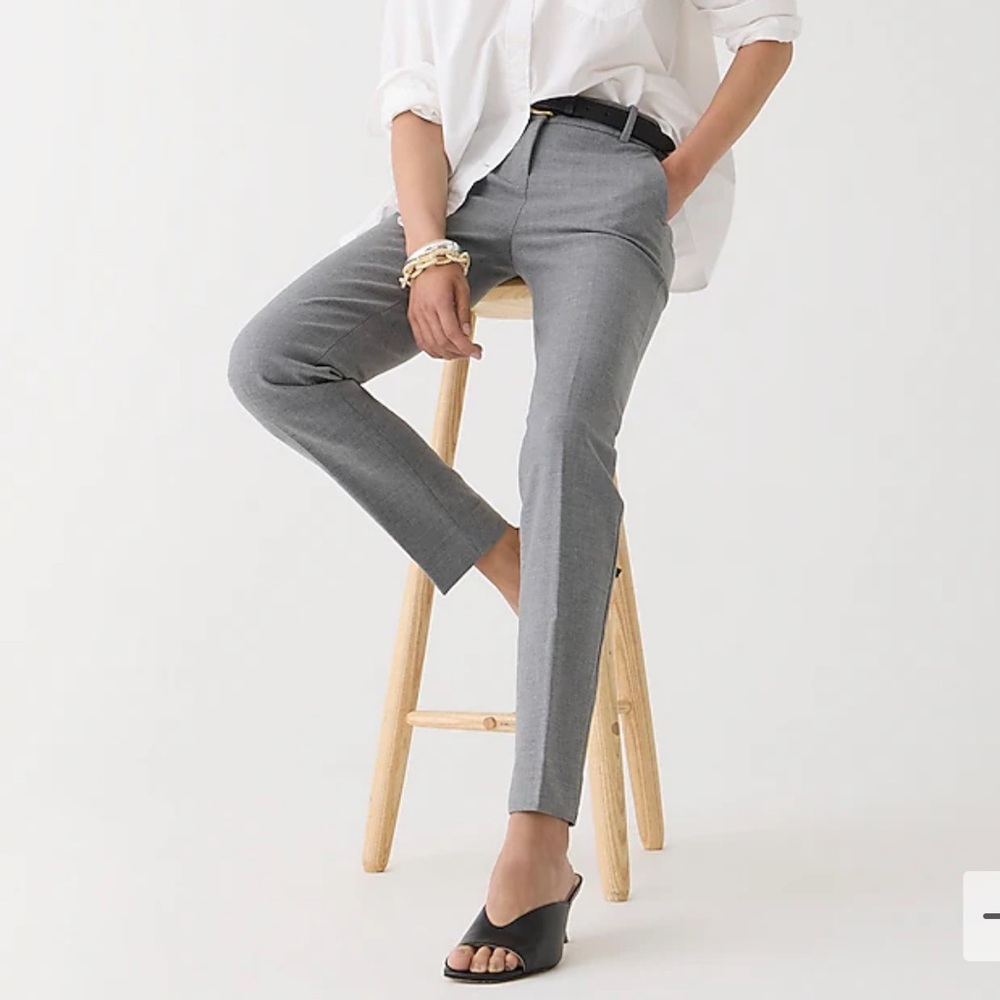 J.CREW CAMERON SLIM CROP PANT IN FOUR-SEASON STRETCH